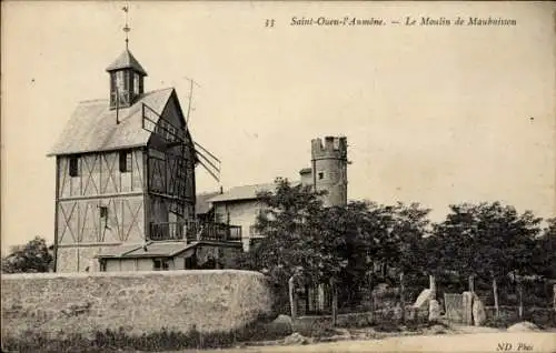 Ak Saint Ouen l’Aumône Val d’Oise, Mühle von Maubuisson