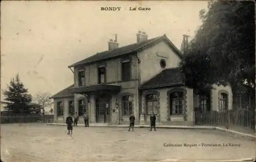 Ak Bondy Seine Saint Denis, Bahnhof