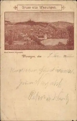 Vorläufer Litho Wasungen im Thüringer Wald, Gesamtansicht