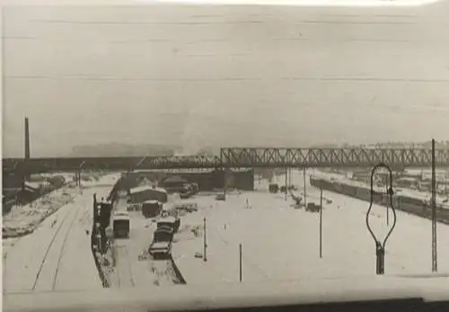 Original Foto Berlin Kreuzberg, Gleisdreieck, um 1945/46, ca. 13 x 18 cm