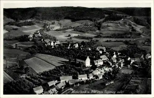 Ak Michelbach an der Bilz Württemberg, Fliegeraufnahme