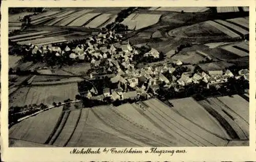 Ak Michelbach an der Bilz Württemberg, Fliegeraufnahme