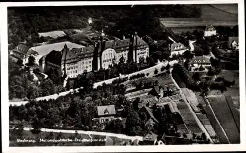 Ak Backnang in Württemberg, Luftaufnahme, Nationalpolitische Erziehungsanstalt, Gebäude, Straßen,