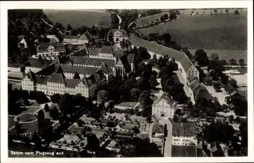 Ak Salem im Bodenseekreis Baden, Reichsabtei, Fliegeraufnahme