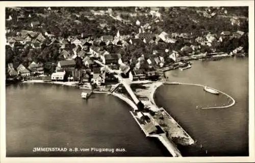 Ak Immenstaad am Bodensee, Fliegeraufnahme