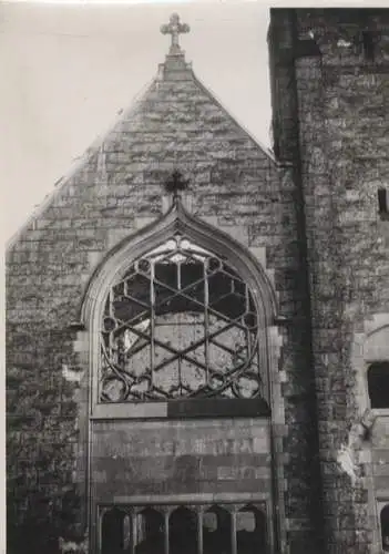 Original Foto Berlin Schöneberg, Motzstraße, Amerikanische Kirche, um 1945/46, ca. 13 x 18 cm