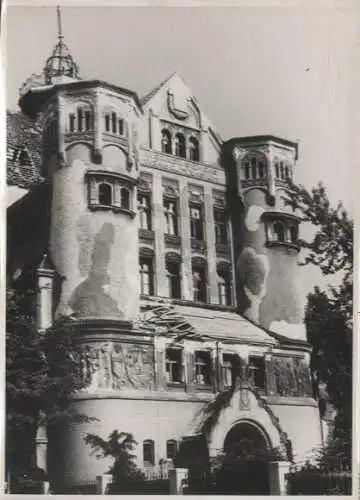 Original Foto Berlin Schöneberg, Hohenstaufenstraße, ehem. Siemensgymnasium, 1945/46, ca. 13 x 18 cm