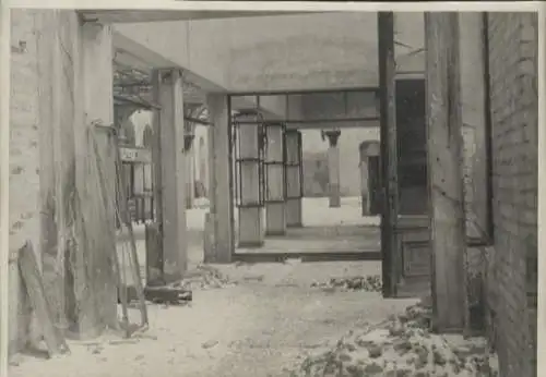 Original Foto Berlin Kreuzberg, Görlitzer Bahnhof, um 1945/46, ca. 13 x 18 cm
