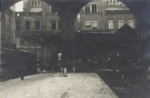 Original Foto Berlin Kreuzberg, Görlitzer Bahnhof, um 1945/46, ca. 13 x 18 cm