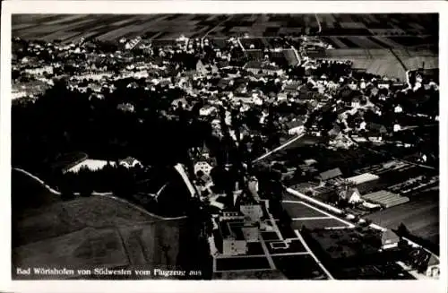 Ak Bad Wörishofen im Unterallgäu, Fliegeraufnahme
