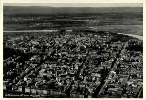 Ak Offenbach am Main Hessen, Fliegeraufnahme