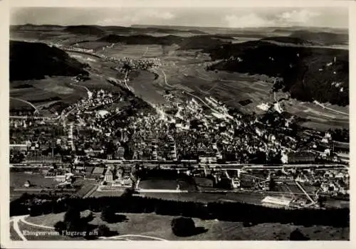 Ak Ebingen Albstadt in Württemberg, Fliegeraufnahme