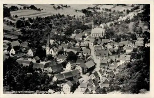 Ak Gauangelloch Leimen in Baden, Fliegeraufnahme