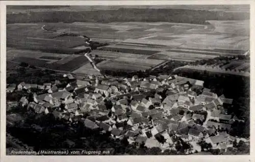 Ak Riedenheim in Unterfranken, Fliegeraufnahme