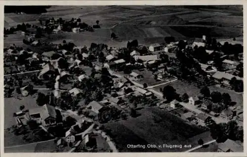 Ak Otterfing in Oberbayern, Luftaufnahme von  jan. 1943, ansicht aus dem Flugzeug