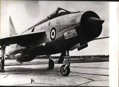 Foto Britisches Militärflugzeug Lightning, Royal Navy
