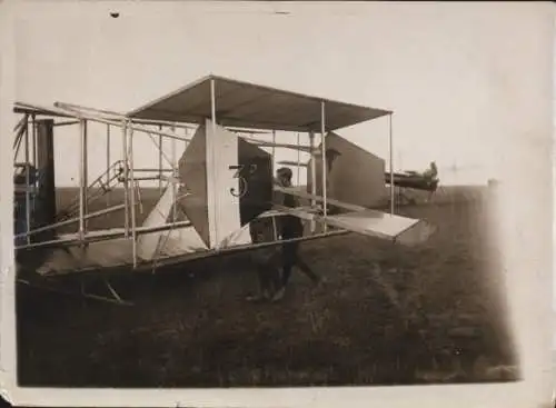 Foto Flugzeug, Luftfahrtpioniere, Doppeldecker