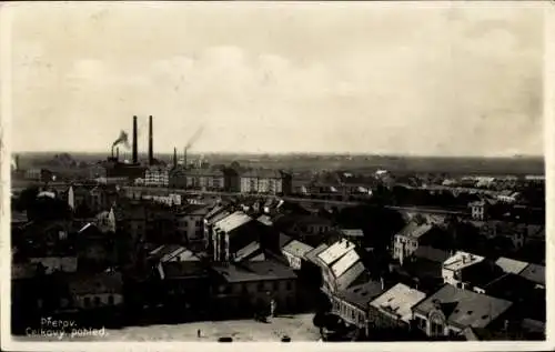 Ak Přerov Prerau Region Olmütz, Gesamtansicht