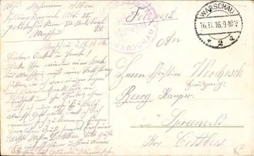 Ak Warszawa Warszawa Polska, Plac Bankowy