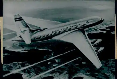 Foto Passagierflugzeug Convair CV880, Trans World Airlines