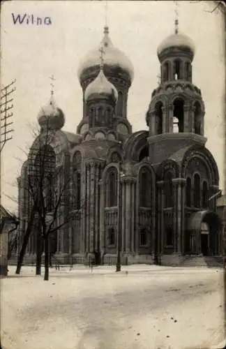 Foto Ak Vilnius Wilna Litauen, Kirche