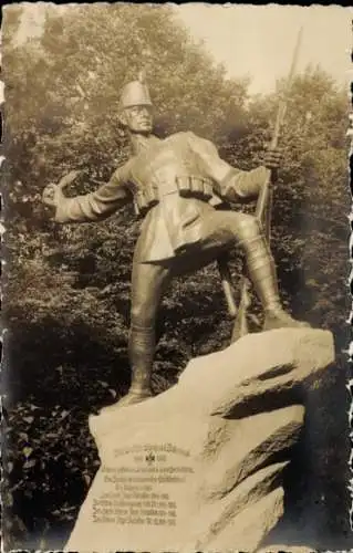 Foto Ak Potsdam, Gard-Jäger-Bataillon, Denkmal