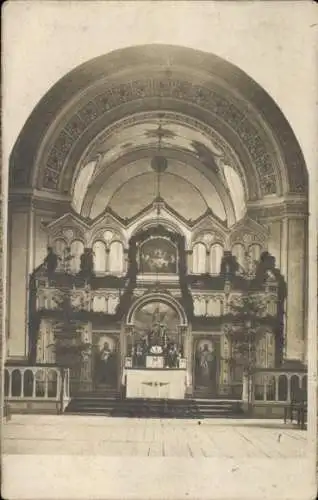 Foto Ak Libochovice Libochowitz Region Aussig, Kirche, Altar