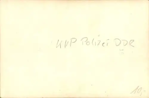Foto KVP Polizei DDR, Polizist in Uniform