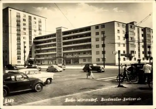 Foto Ak Berlin Wilmersdorf, Bundesallee, Berliner Straße