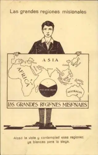 Ak Mission, Die großen Missionsgebiete
