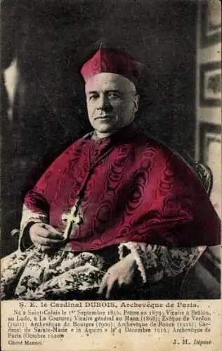 Ak Kardinal Dubois, Portrait