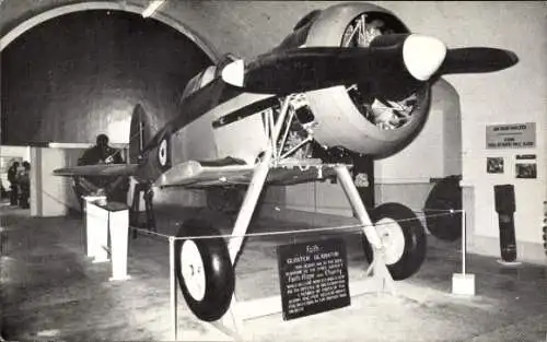 Ak Faith, Sole survivor of the four Sea Gladiators which formed Malta's Air Defence at the beginning