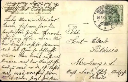 Ak Deutsche Kriegsschiffe, Flottenmanöver auf hoher See