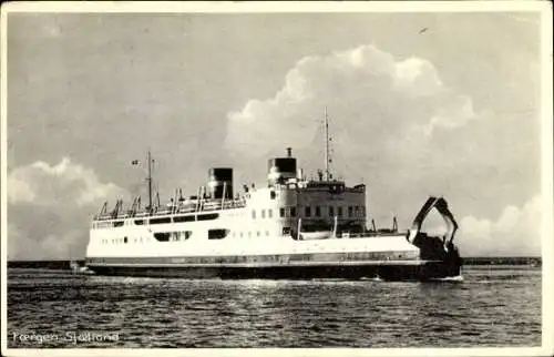 Ak Insel Sjælland Seeland Dänemark, Fähre Forgen Sjælland.