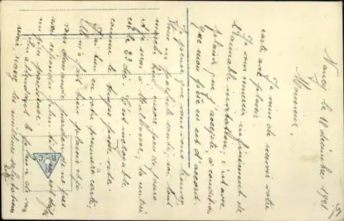 Ak Frau mit Gitarre, Pferd, Mignon