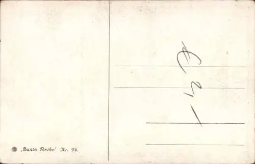 Künstler Ak Oper Lohengrin von Richard Wagner, Lohengrin und Elsa