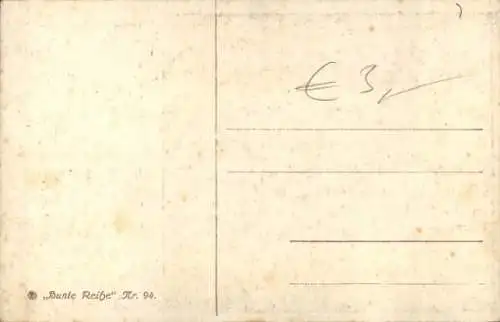 Künstler Ak Meidling, J. v., Lohengrin und Elsa, Opernszene