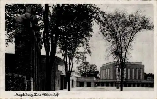 Ak Magdeburg an der Elbe, Ehrenhof