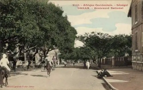 Ak Dakar Senegal, Boulevard National, Kolonisten