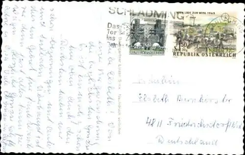 Ak Seewigtal Steiermark, Hans Wödl Hütte am Hüttensee