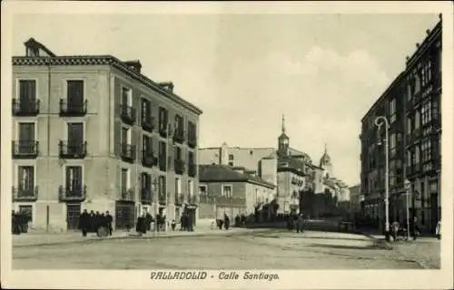 Ak Valladolid Castilla y León, Calle Santiago