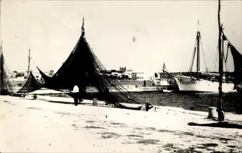 Ak Felanitx Mallorca Balearische Inseln, Schiffe, Hafen, Fischernetze