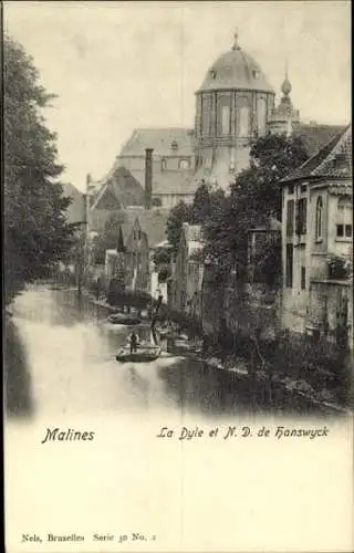 Ak Mechelen Mechelen Flandern Antwerpen, La Dyle und ND de Hanswyck