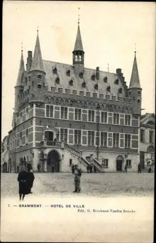Ak Grammont Ostflandern, Hotel de Ville