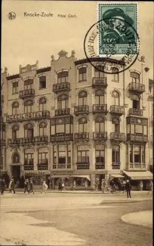 Ak Zoute Knokke Heist Westflandern, Hotel Cecil