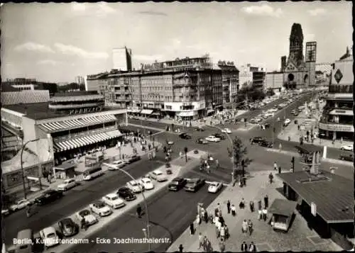 Ak Berlin Charlottenburg, Kurfürstendamm, Ecke Joachimsthalerstraße
