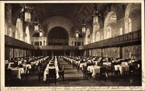 Ak Berlin Tiergarten, Weinhaus Rheingold, Kaiser-Saal, Potsdamer Platz, Innenansicht