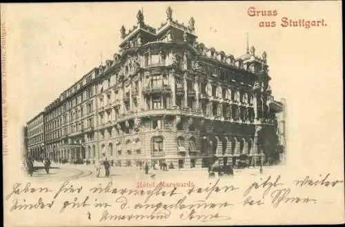 Ak Stuttgart, Hotel Marquardt