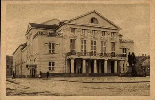 Ak Weimar in Thüringen, Nationaltheater