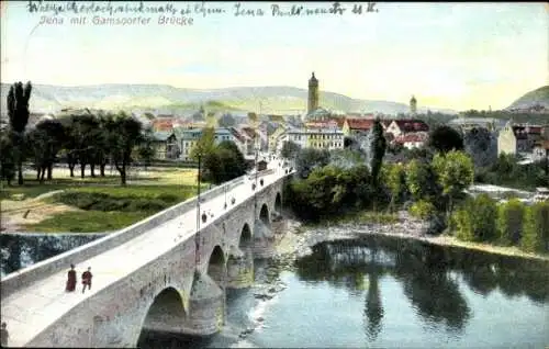 Ak Jena in Thüringen, Camsdorfer Brücke